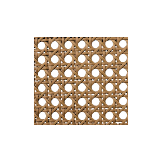 Rejilla Mimbre Sintética HDPE – Tejido de Ratán por Metros Marron