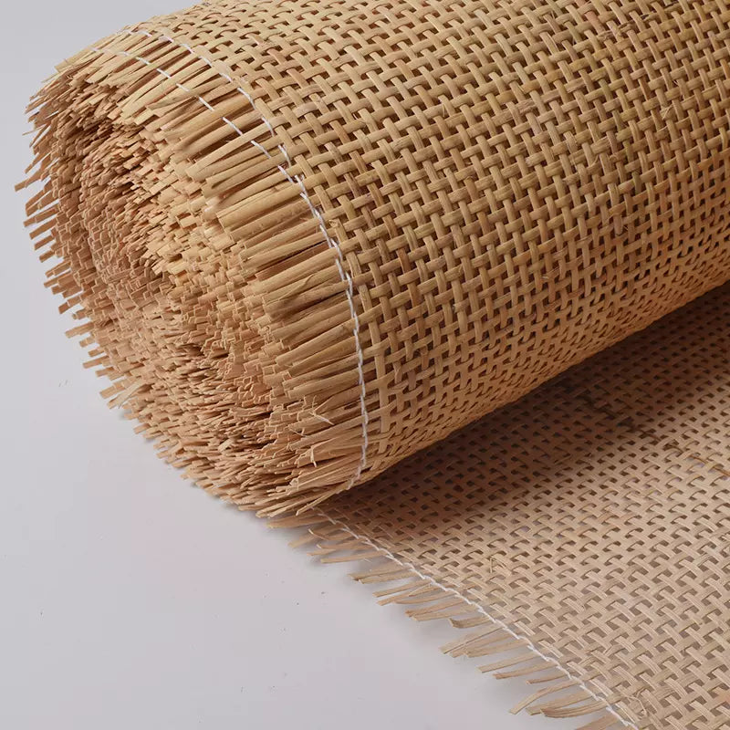 Rollo de 15 m de rejilla mimbre o Cannage cuadradillo para sillas y decoración