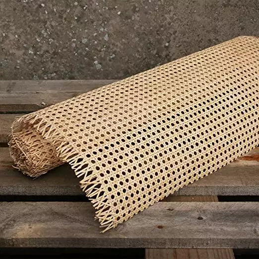 Kit Rejilla Mimbre para 2 Sillas – Tela de Ratán Natural
