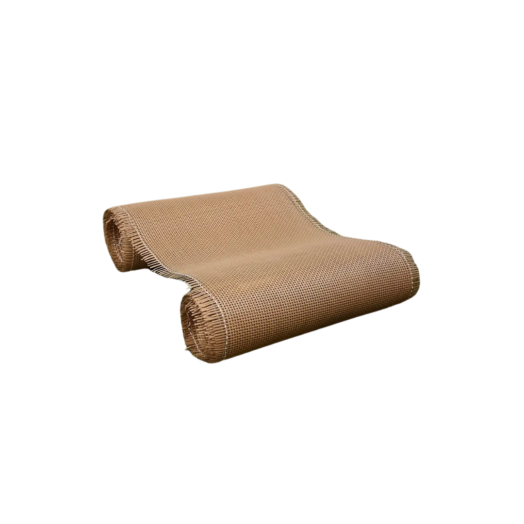 Cannage quadrillage HDPE - Marron