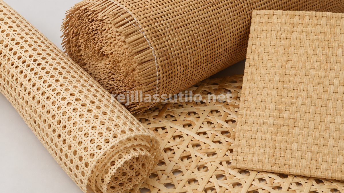 Cannage et Tissus en Rotin Naturel