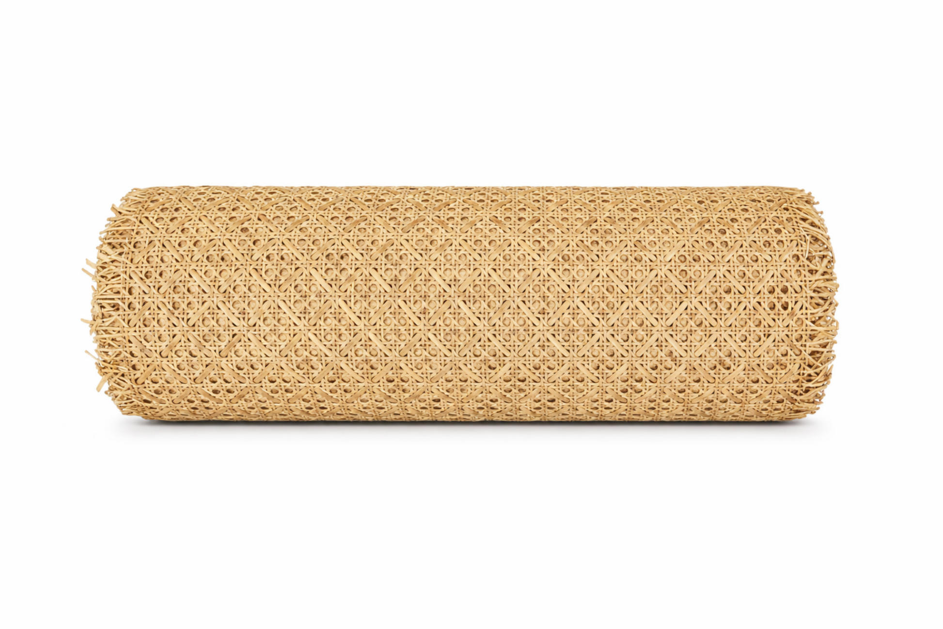 Tejido de ratán natural rombo cuadriculado 60 cm por metros para restauración y decoración